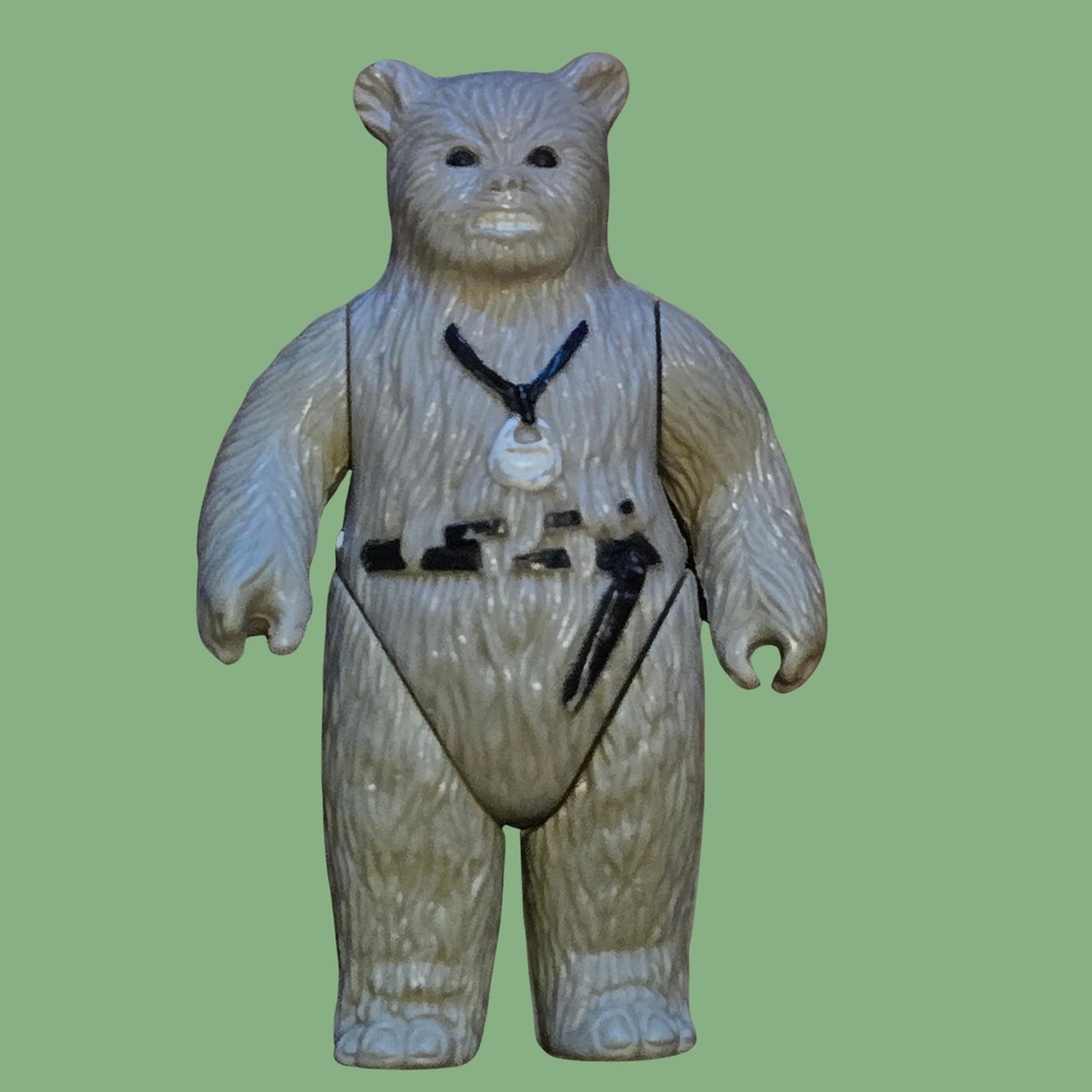 Vintage 1983 Kenner Star Wars Chief Chirpa Ewok Action Figure ROTJ HK LFL